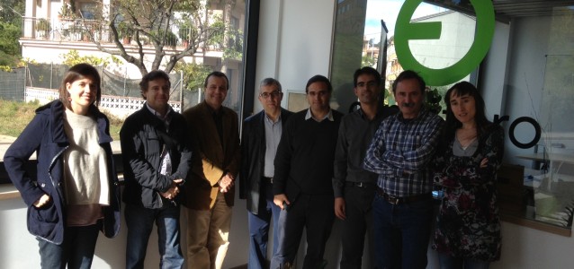 Peu de foto: Anna Camp, Joan Carles Novella, Robert Pou, Enric González, Franc Comino, Jordi Rabat, Bartomeu Casals i Núria Palmada.